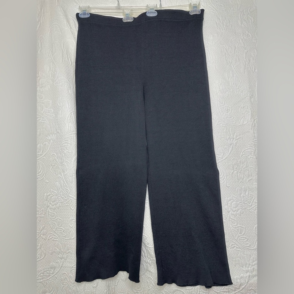 St. John Basics 16 Knit Wide Leg Pants